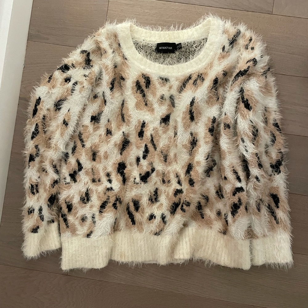 Leopard print sweater